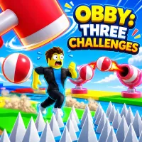 Obby: Three Challenges - free online game