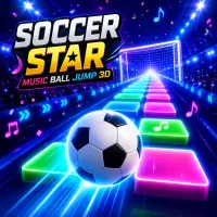 Soccer Star - Music Ball Jump 3D - free online game