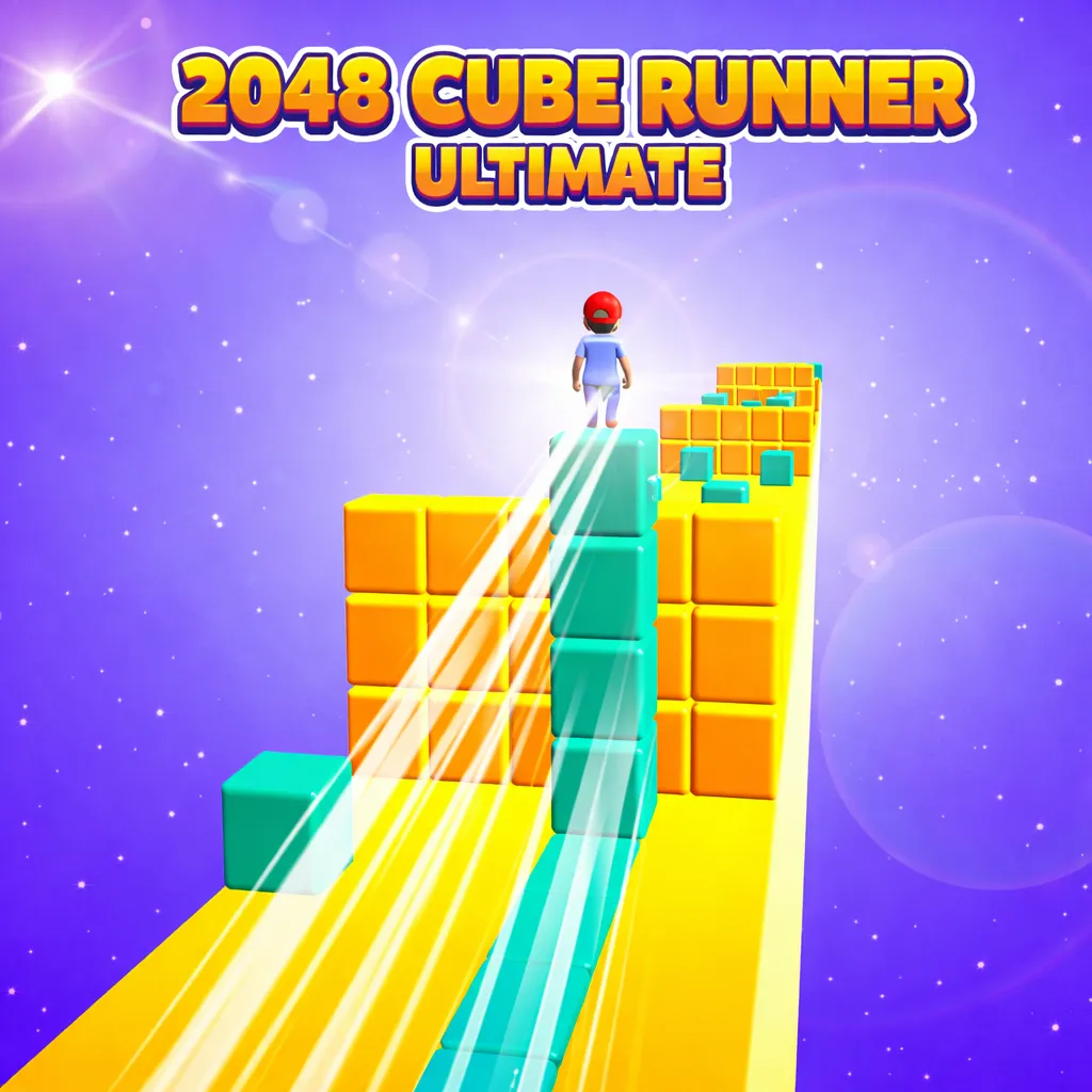 Play 2048 Cube Runner Ultimate now!