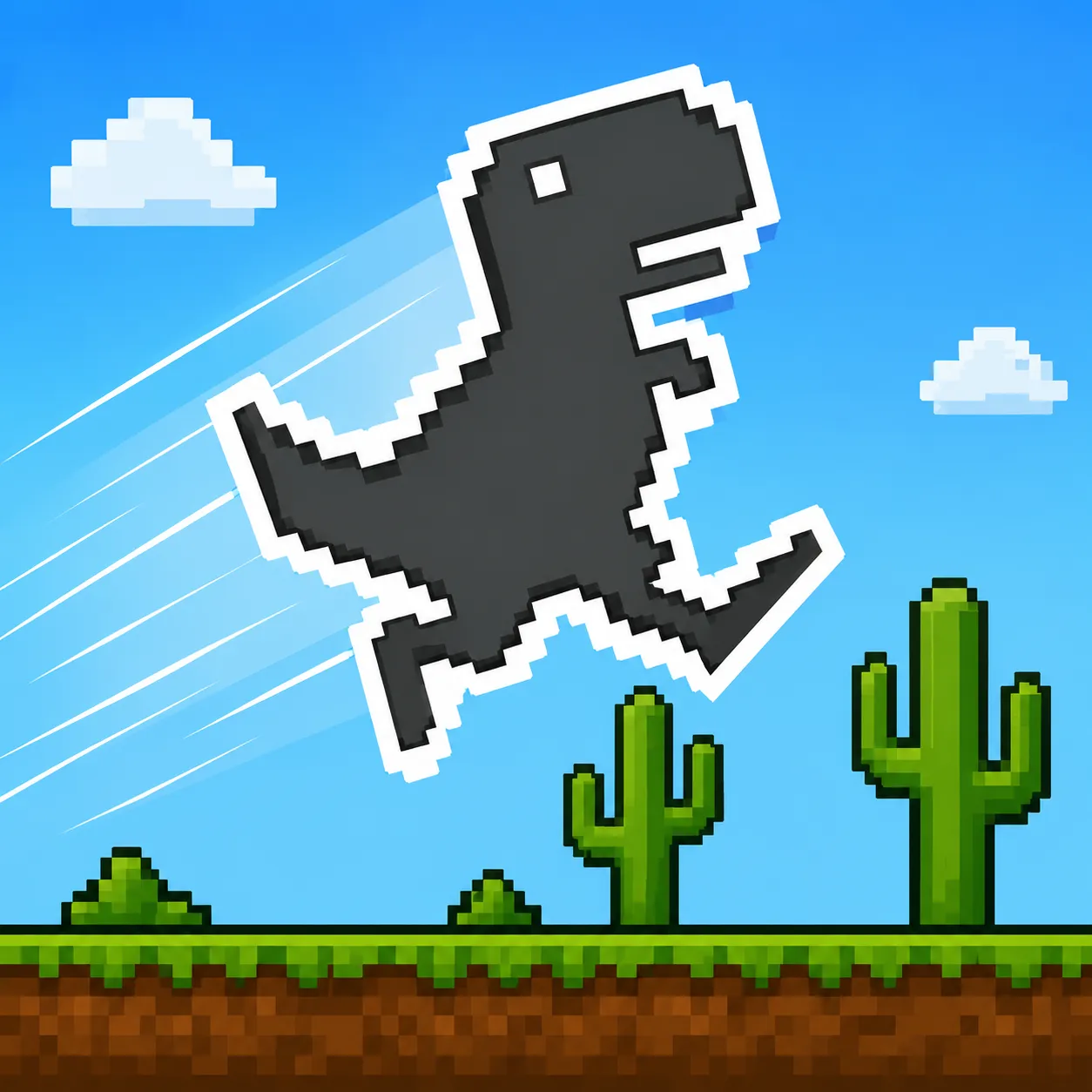 Play Doodle Dino Run now!
