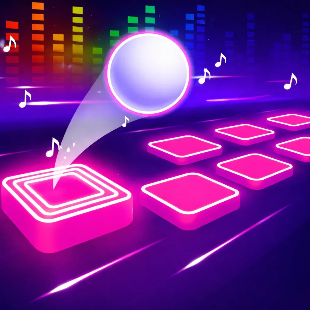 Play Jump to the Rhythm of Songs! Musical Ball! now!