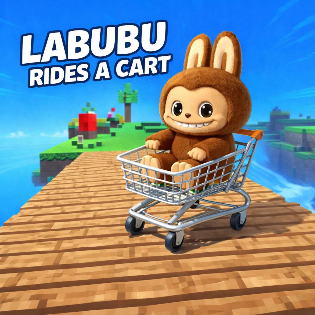 Play Labubu Rides a Cart now!